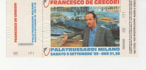 F. De Gregori 1989 località varie