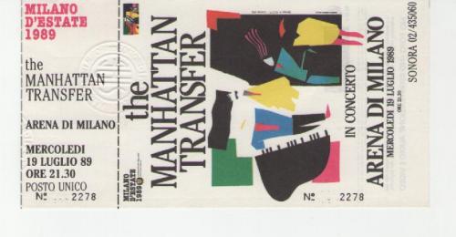 Manhattan 11 luglio 1990 Arena MilanoTransfert